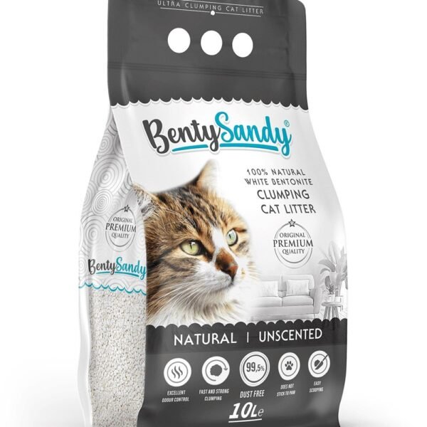 Benty Sandy Natural White Dust Free Cat Litter