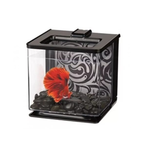 Marina Betta Ez Care Aquarium Black, 2.5 L