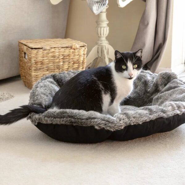 Mikki Luxury Magic Pet Bed Pillow Charcoal