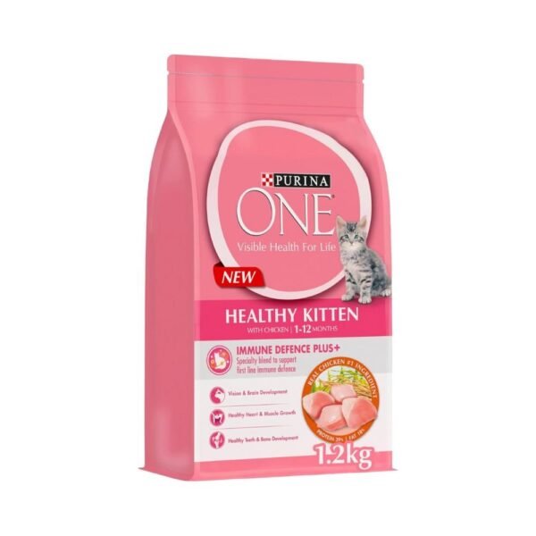 Purina one Healthy Kitten Dry Cat Food With Chicken 1.2 kg