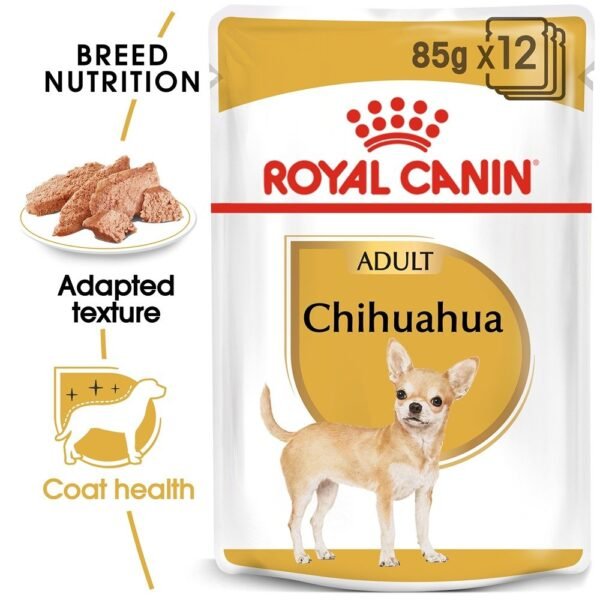Royal Canin Chihuahua Adult Gravy Wet Dog Food 85g x 12 Pouchs