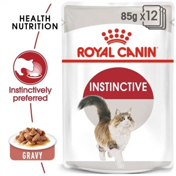 Royal Canin Instinctive Gravy Wet Cat Food 85g x 12 Pouches