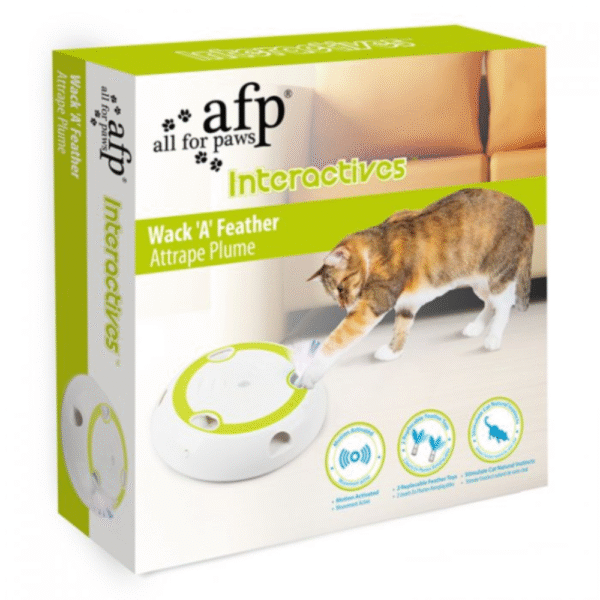 Interactive Wack 'A' Feather Cat Toy