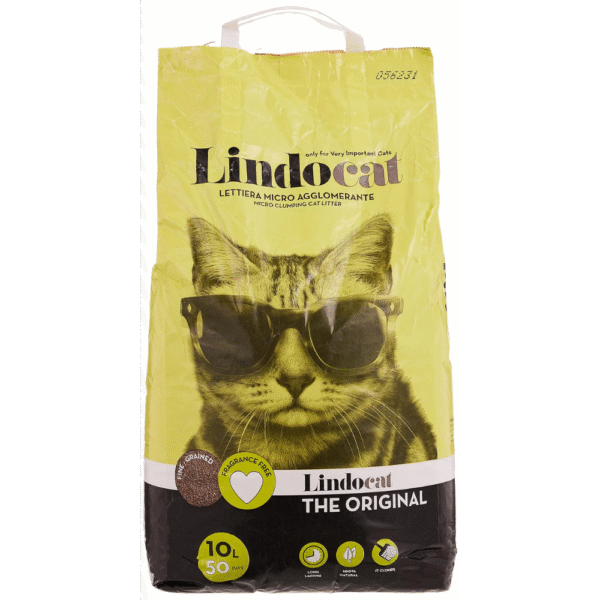 Lindocat Natural The Original Bentonite Fragrance Free Cat Litter 10 L