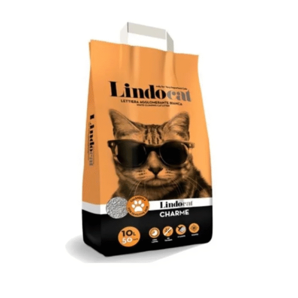 Lindocat White Bentonite Charme Amber Fragrance Cat Litter10 L