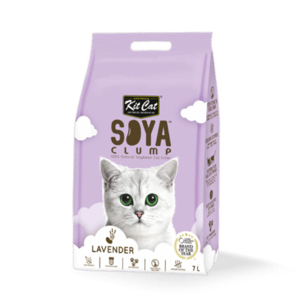 Kit Cat Soya Clump Lavender Cat Litter 7 L
