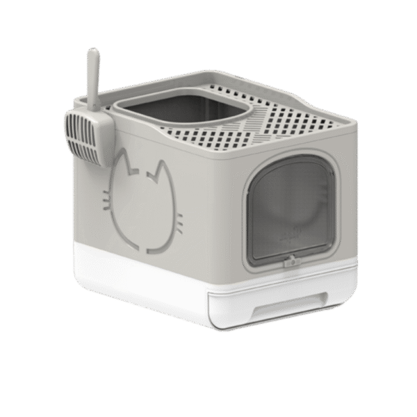 Go Fresh Foldable Cat Litter Box Sand