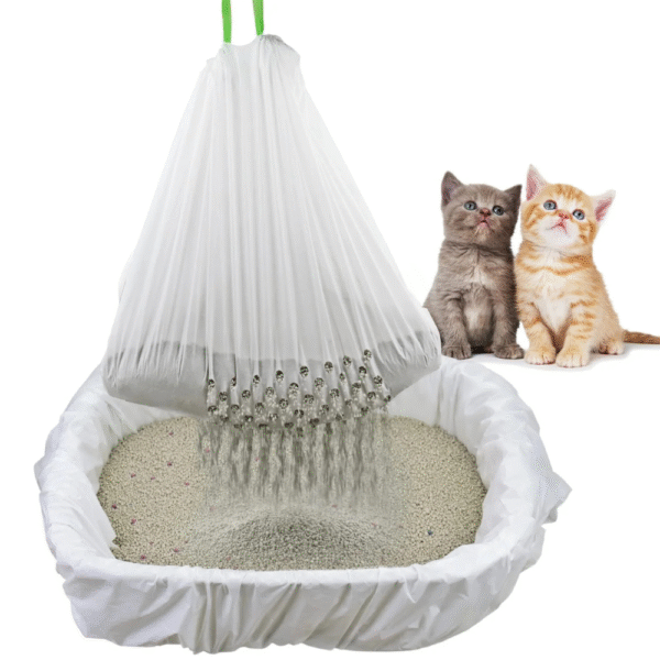 Screenable Litter Bags For Cat Litter Boxes, 7 pcs