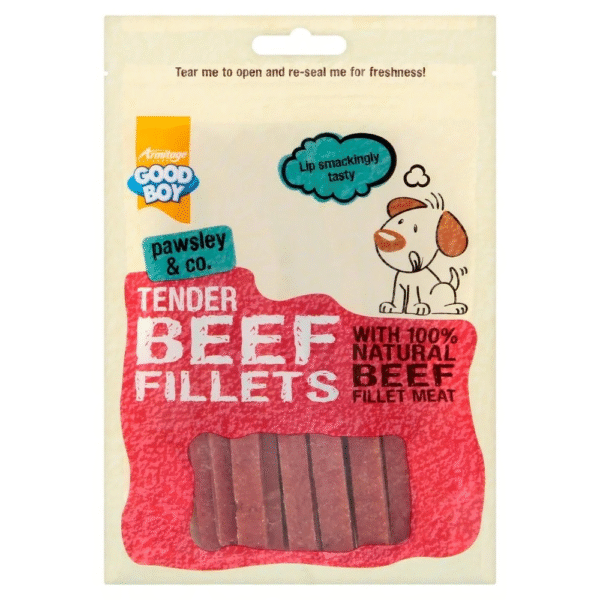 Good Boy Tender Beef Fillets Dog Treats 80 gm