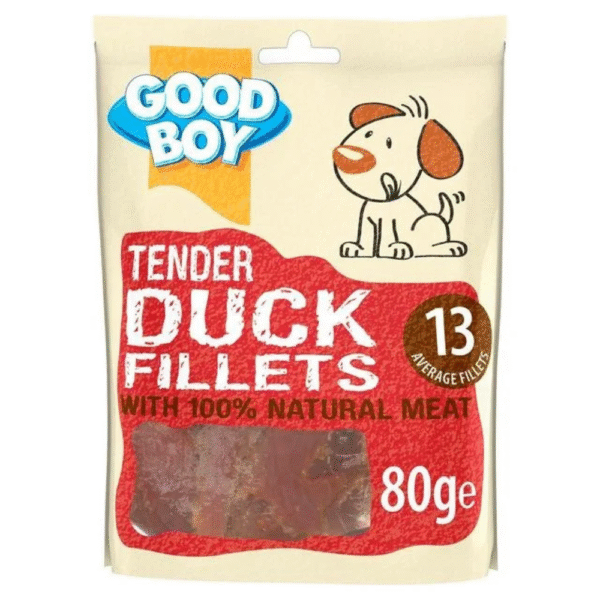 Good Boy Tender Duck Fillets Dog Treats 80 gm