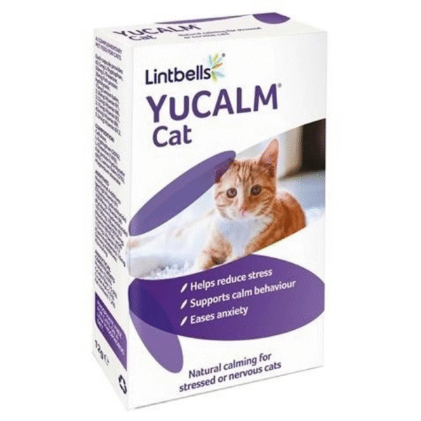 Yucalm Stress Removal & Calming Care For Adult Cats 30 Capsules