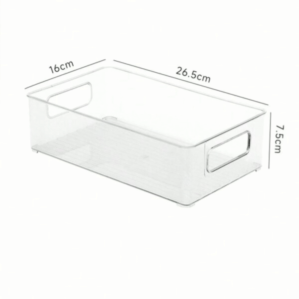 Transparent Storage Box For Pet Food Containers Capacity Of 12 Can