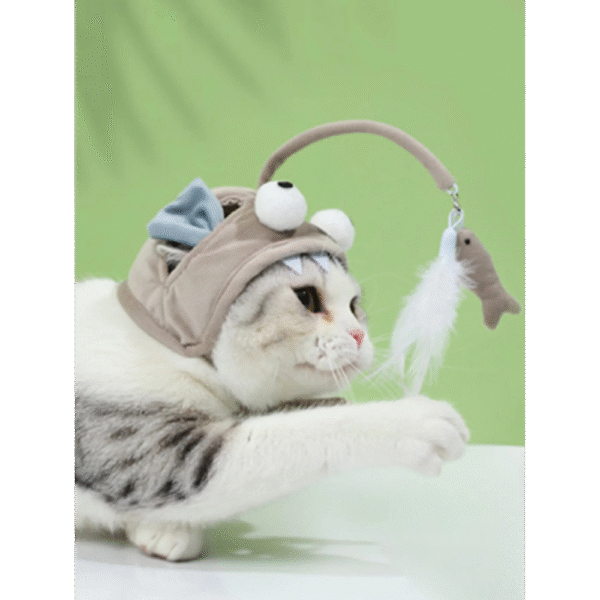 Funny Cat Feather Hairband