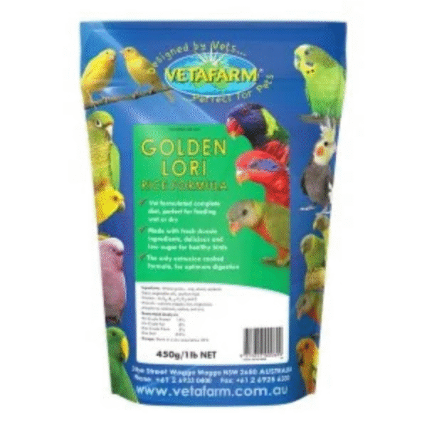 Golden Lori Rice Formula Birds Food 450g