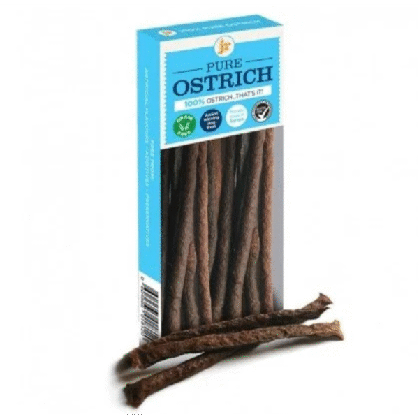Jr Pure Ostrich Sticks Dog Treats 50g