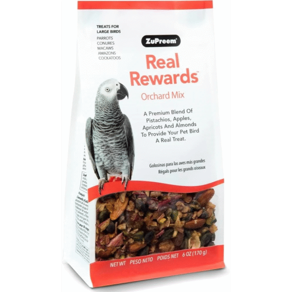 Real Reward For Large Parrot Orchard Mix Birds Treats 170g