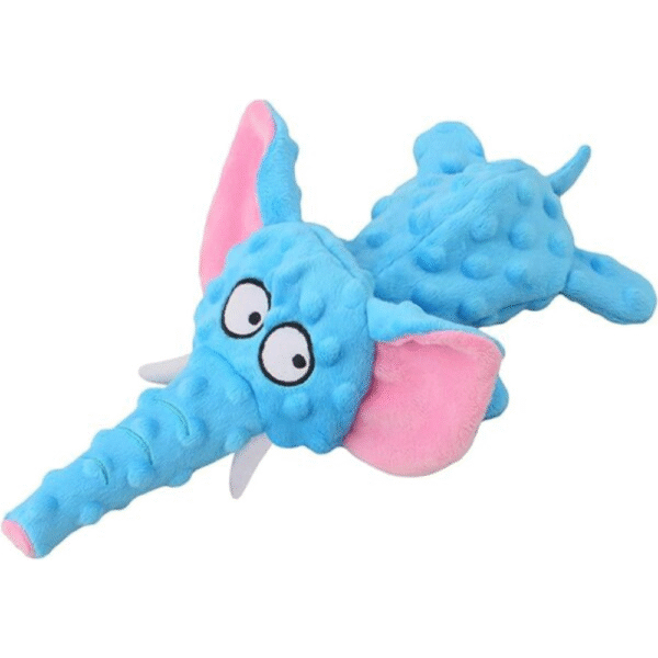 Elephant Chew Plush Dog Toy