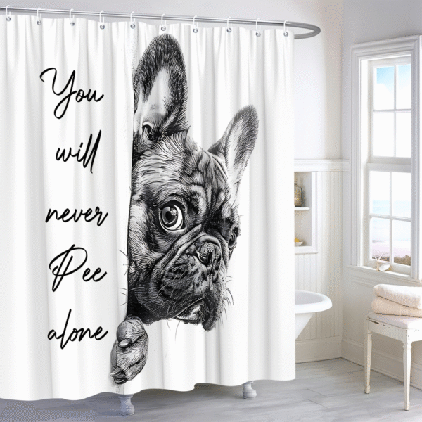 Funny Dog Shower Curtain