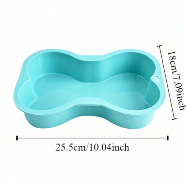 Dog Bone Cake Mold , Blue