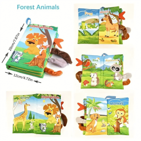 Diikamiiok Cloth Book Forest Animals