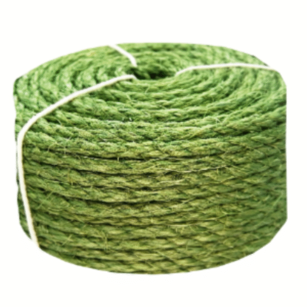 Green Natural Sisal Rope 6mm, 30 m