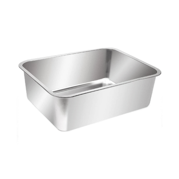 Catto Stainless Steel Cat Litter Box 35 x 45 x 10 cm