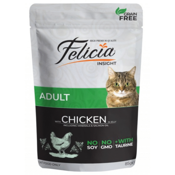 Felicia Adult Chicken in Jelly Wet Cat Food 85g x 12 pouch