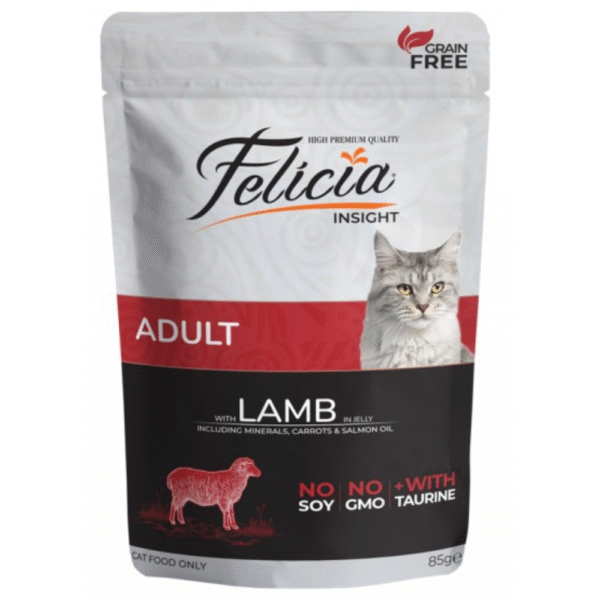 Felicia Adult Lamb in Jelly Wet Cat Food 85g x 12 pouch