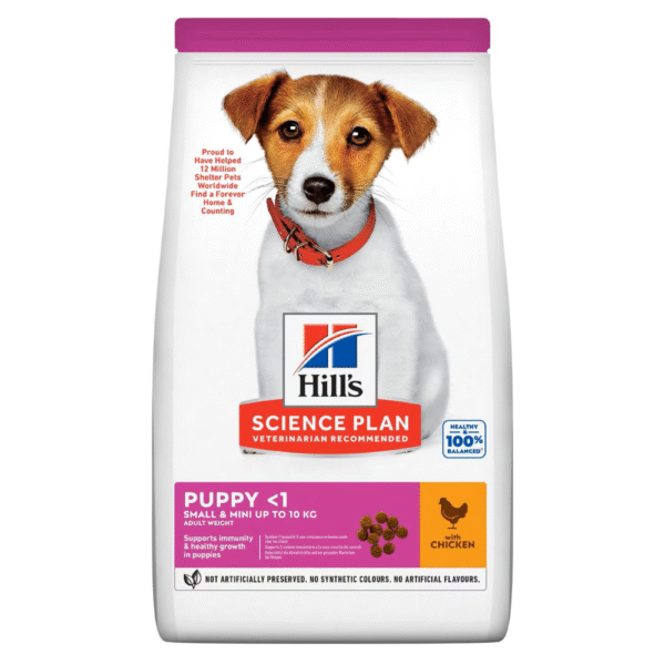 Hills Small & Mini Puppy Dry Dog Food With Chicken 1.5 kg