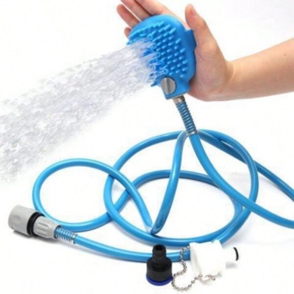 Pro Sprayer & Scrubber Bath Brush Tool For Dogs