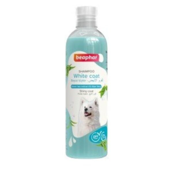 White Coated Dogs Shampoo Green Tea With Aloe Vera, 250 ml