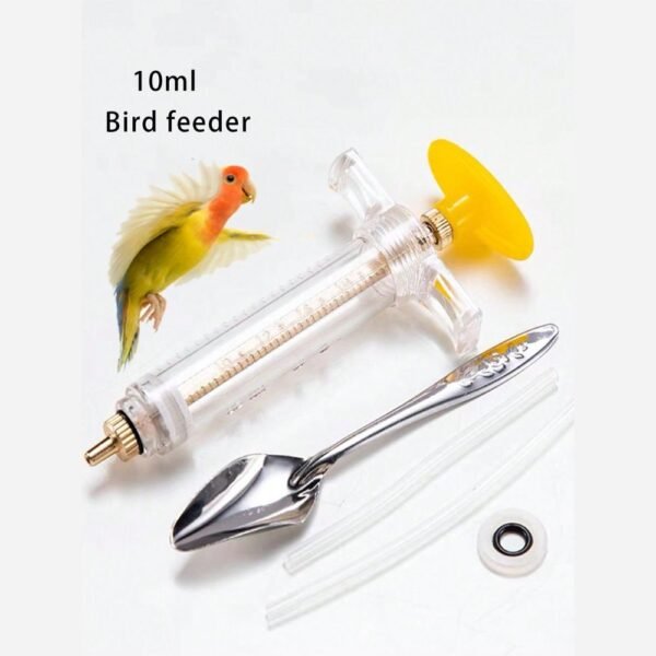 Birds Nursing Feeder With Spoon Rubber Tube & Needle 10ml