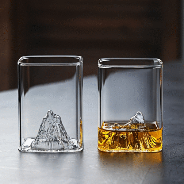 3D Mountain Landscape Design Glasses 2pcs