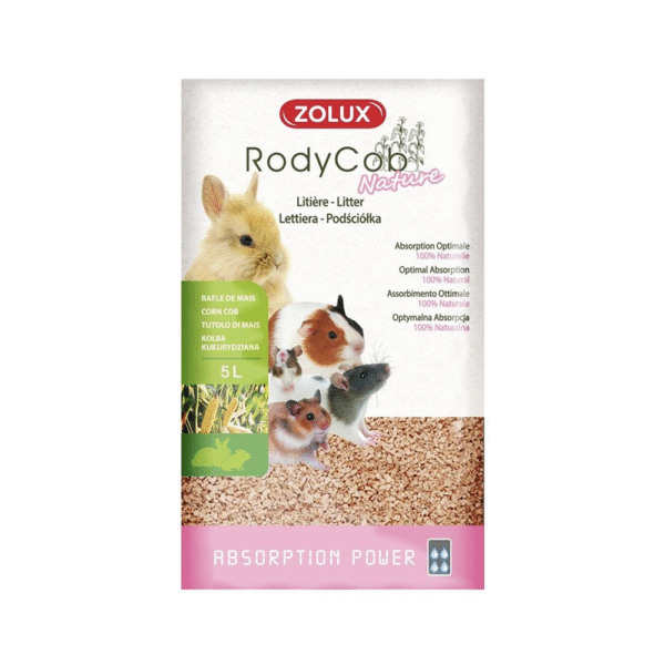 Rodent litter Rodycob Natural 5L