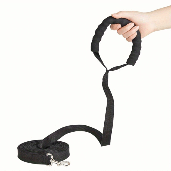 Dog Leash Rope With Comfortable Sponge Handle 3m
