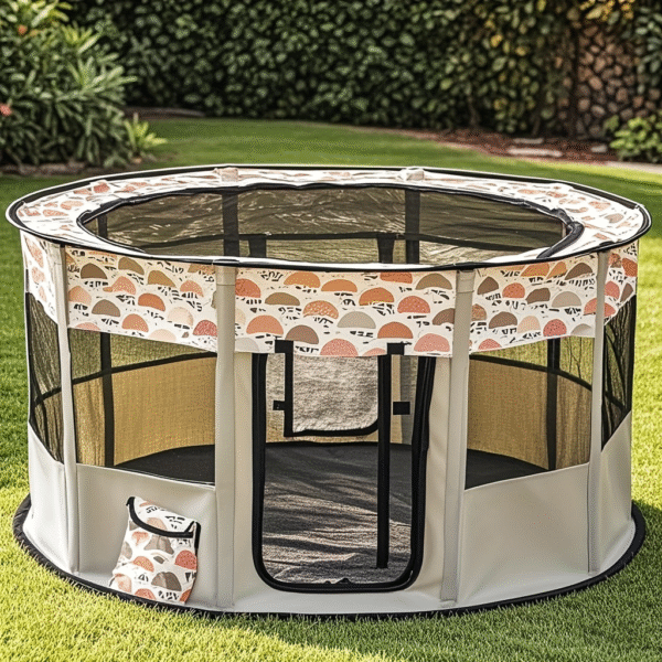 Oxford Foldable Pet Tent Dual Use for Whelping & Playhouse