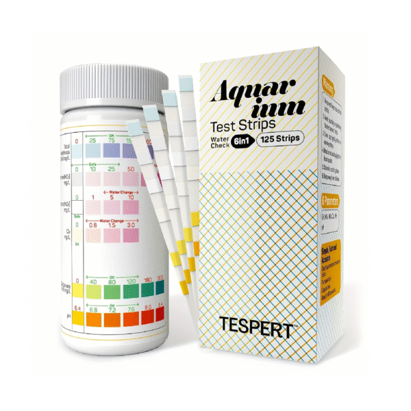 Aquarium Test Strips Kit 6in1 For Fish Tank, 125 Strip