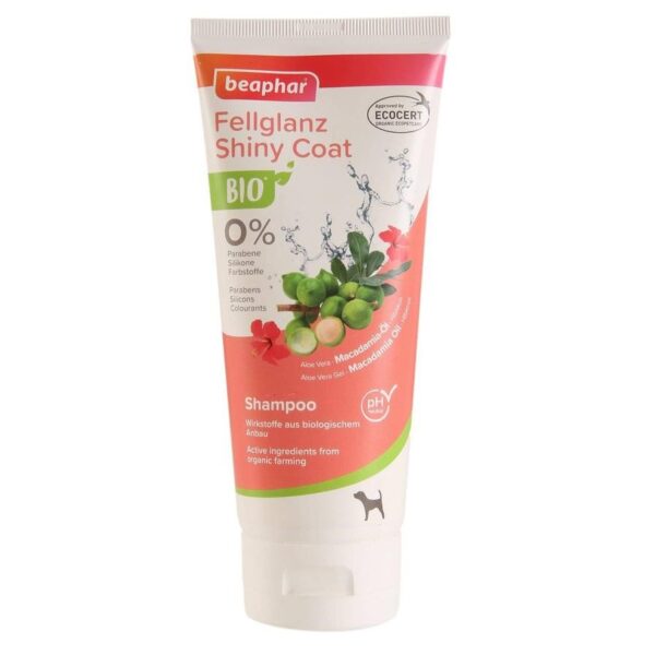 Bio Cosmetic Shiny Coat Dog Shampoo, 200 ml