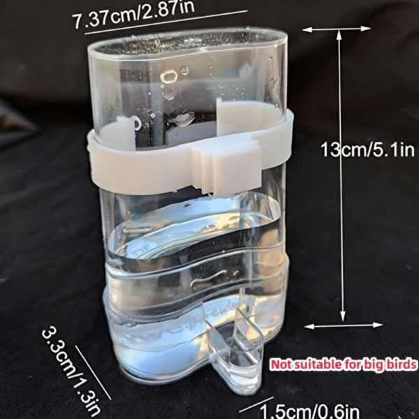 Bird Feeder & Water Dispenser for Small Birds , 13 x 7.37 x 3.3 cm