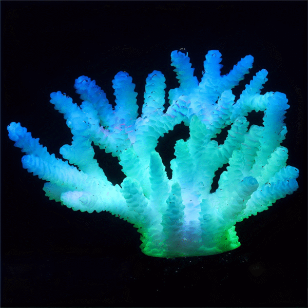 Blue & Green Antler Coral Design