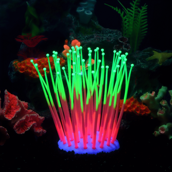 Coral Anemone Aquarium Silicone Decoration