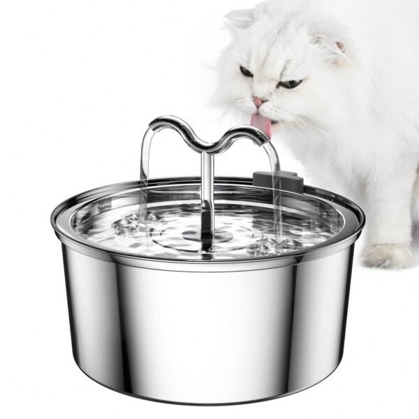 DOOOB Stainless Steel Ultra Quiet Two Ways Flow Water Fountain , 3.2L
