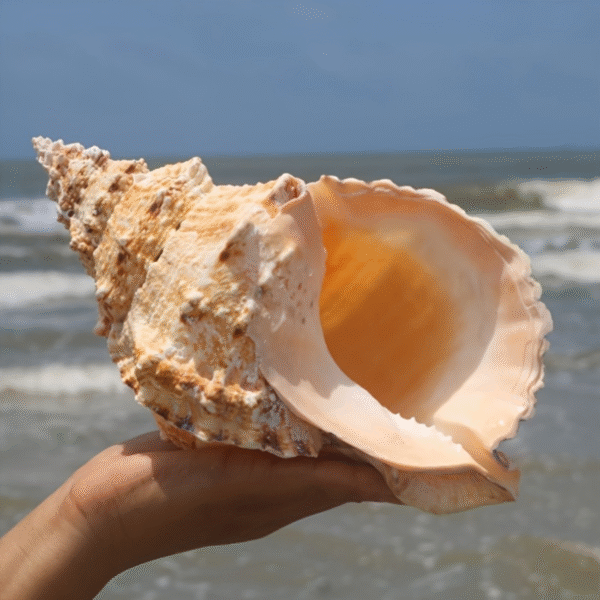 Large Natural Conch Shell Ornament For Aquarium