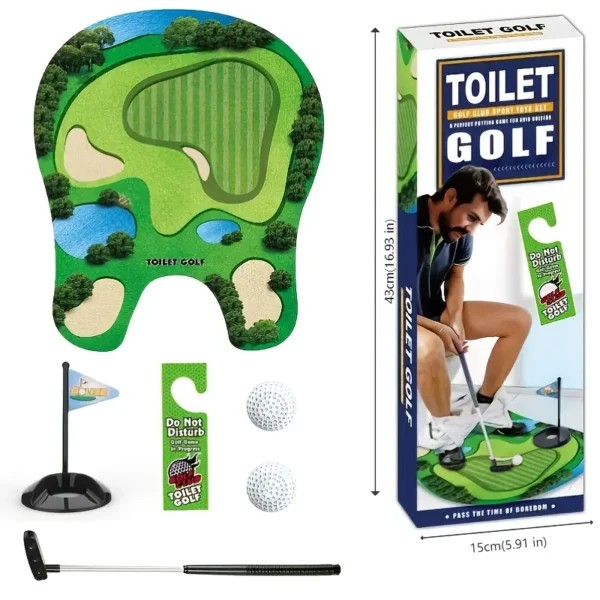Mini Golf Game for Toilet