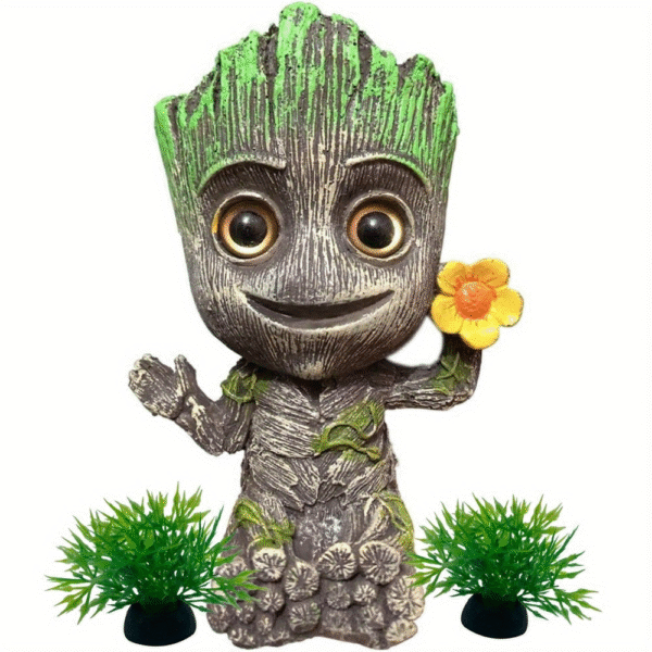 Oxygen Bubble Stone With Tree Design