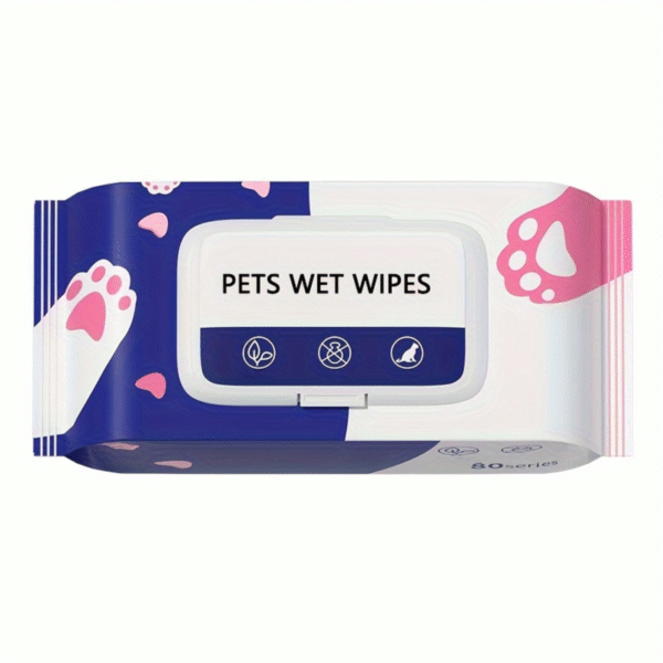Pet Cleaning Unscented Wipes 80 Sheets