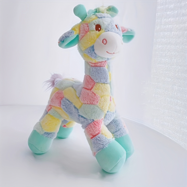 Plaid Deer Plush Dog Toy