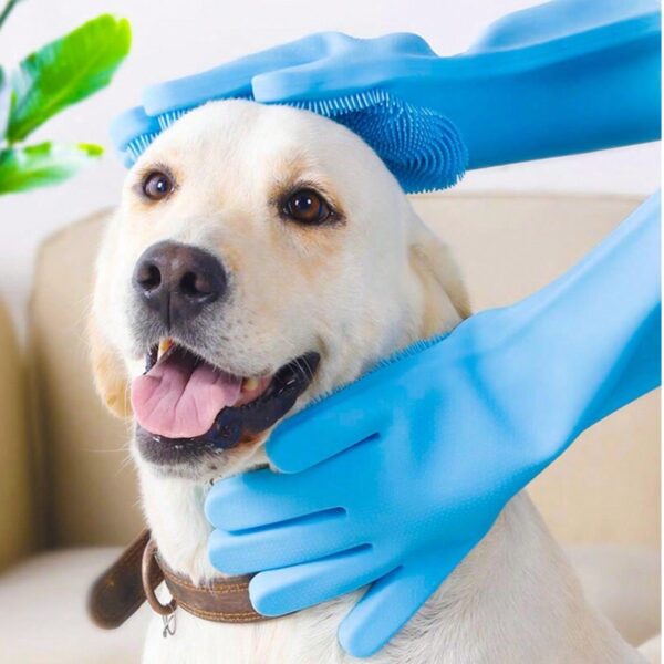 Silicone Dog Bath Gloves