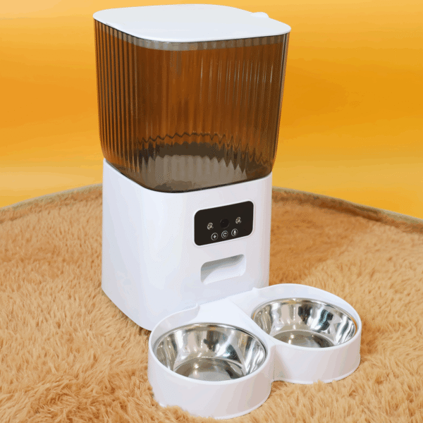 Smart Automatic Pet Feeder Dual Bowl, 5L