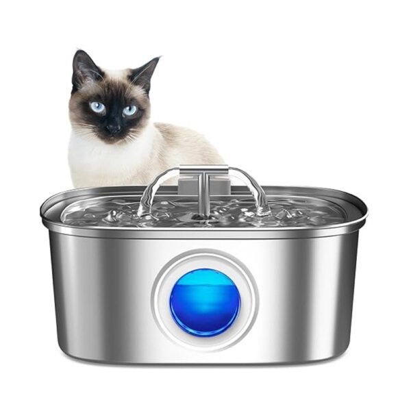 Stainless Steel Ultra Quiet Double Flow Design Water Fountain , 3.2 L